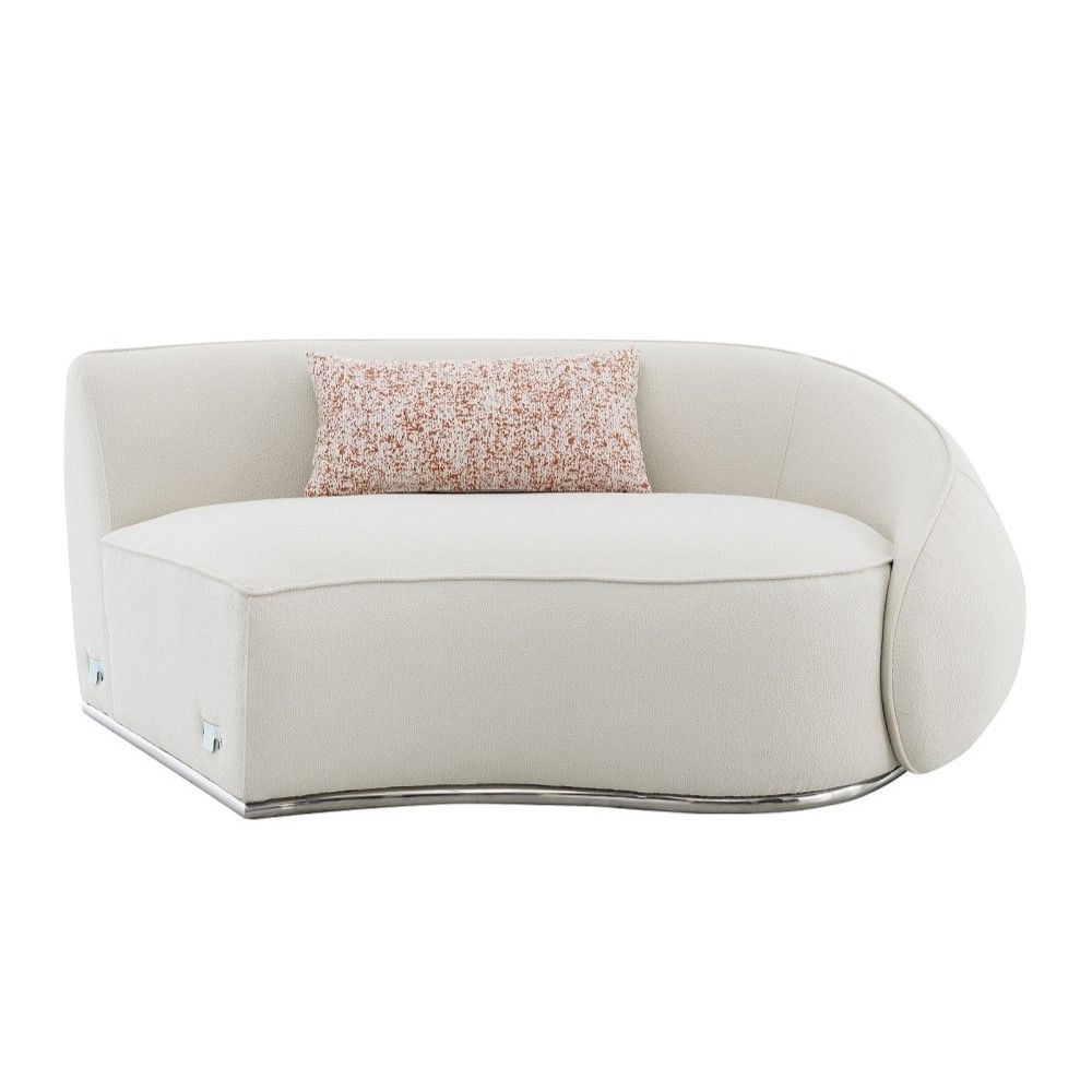 Acme LV03010 Sahara Beige Boucle Sectional