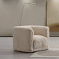 Upendo Beige Linen Swivel Chair