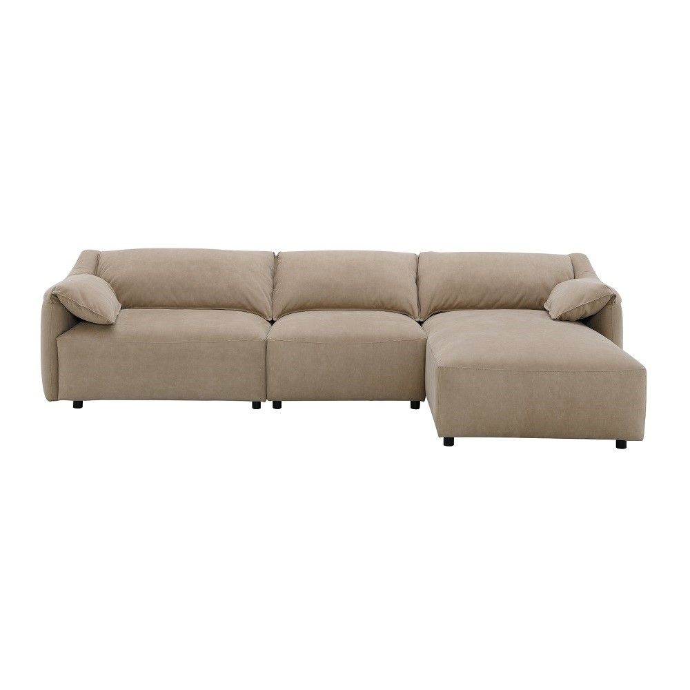 Veata Suede Velvet Sectional - Acme LV03090