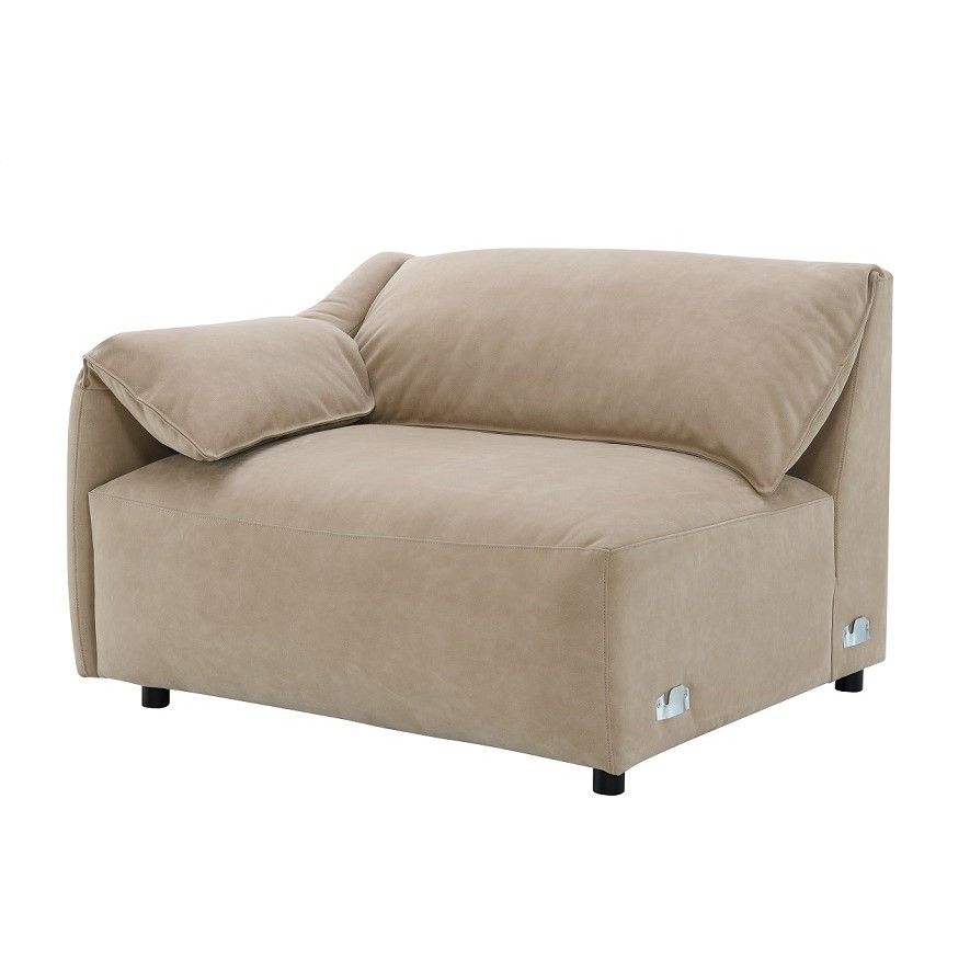 Veata Suede Velvet Sectional - Acme LV03090