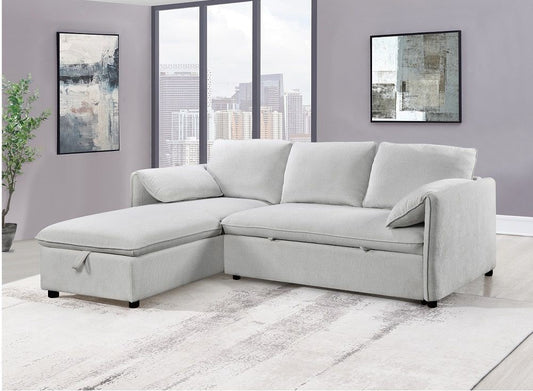 Yaroslav Sectional Sofa w/Sleeper & Storage