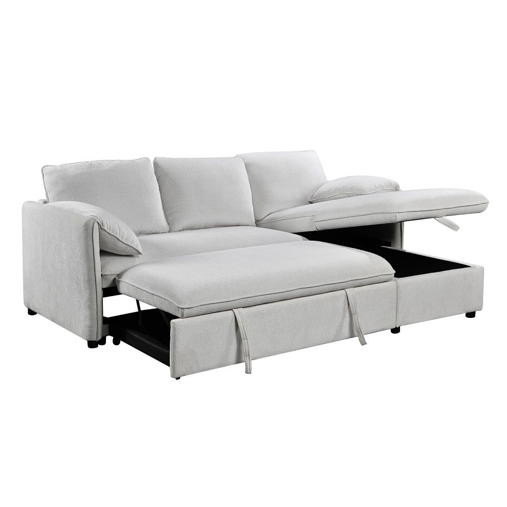 Yaroslav Sectional Sofa w/Sleeper & Storage