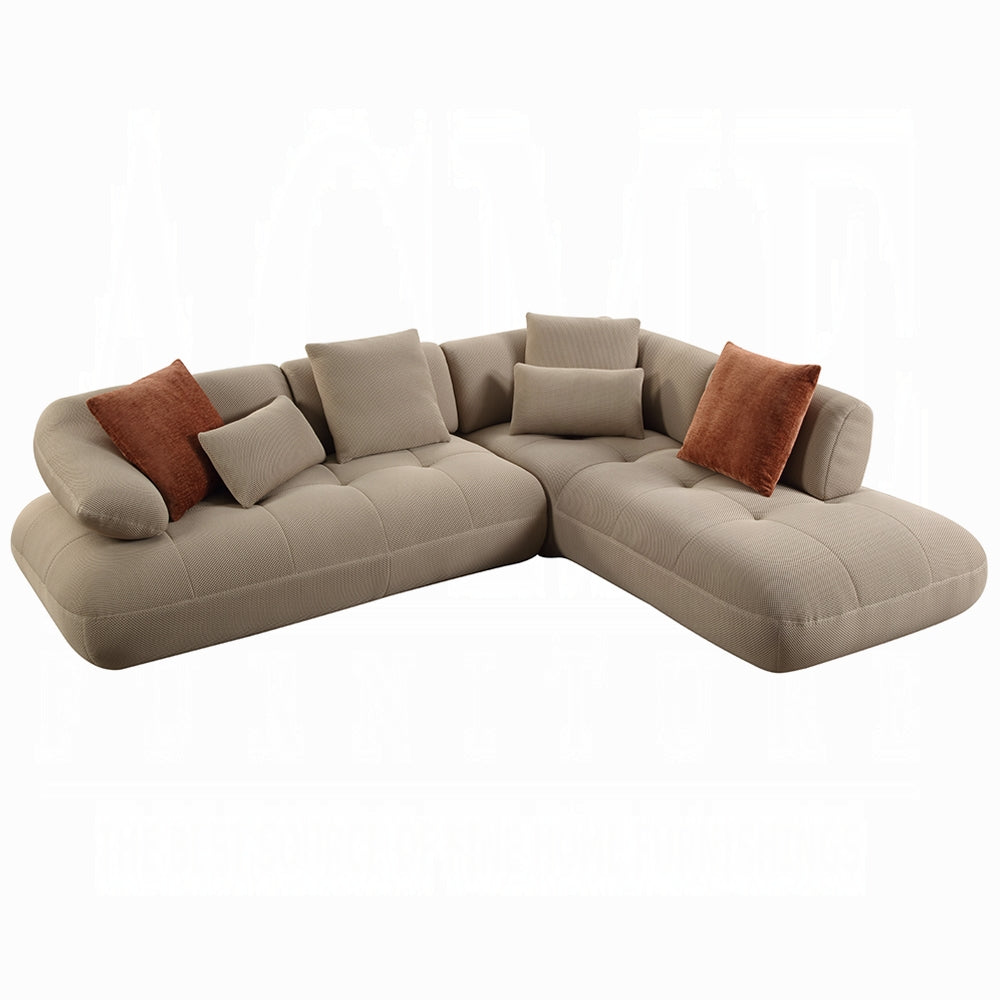 Carrick Sectional LV03920 Beige Fabric