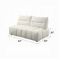 Loanna Beige Linen Modular Sectional by Acme