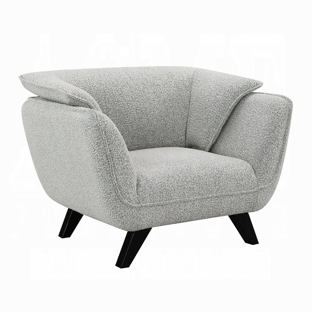 Nayeli Light Gray Boucle Chair LV04202