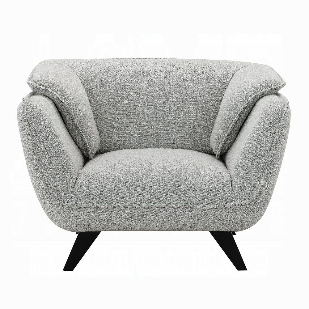 Nayeli Light Gray Boucle Chair LV04202