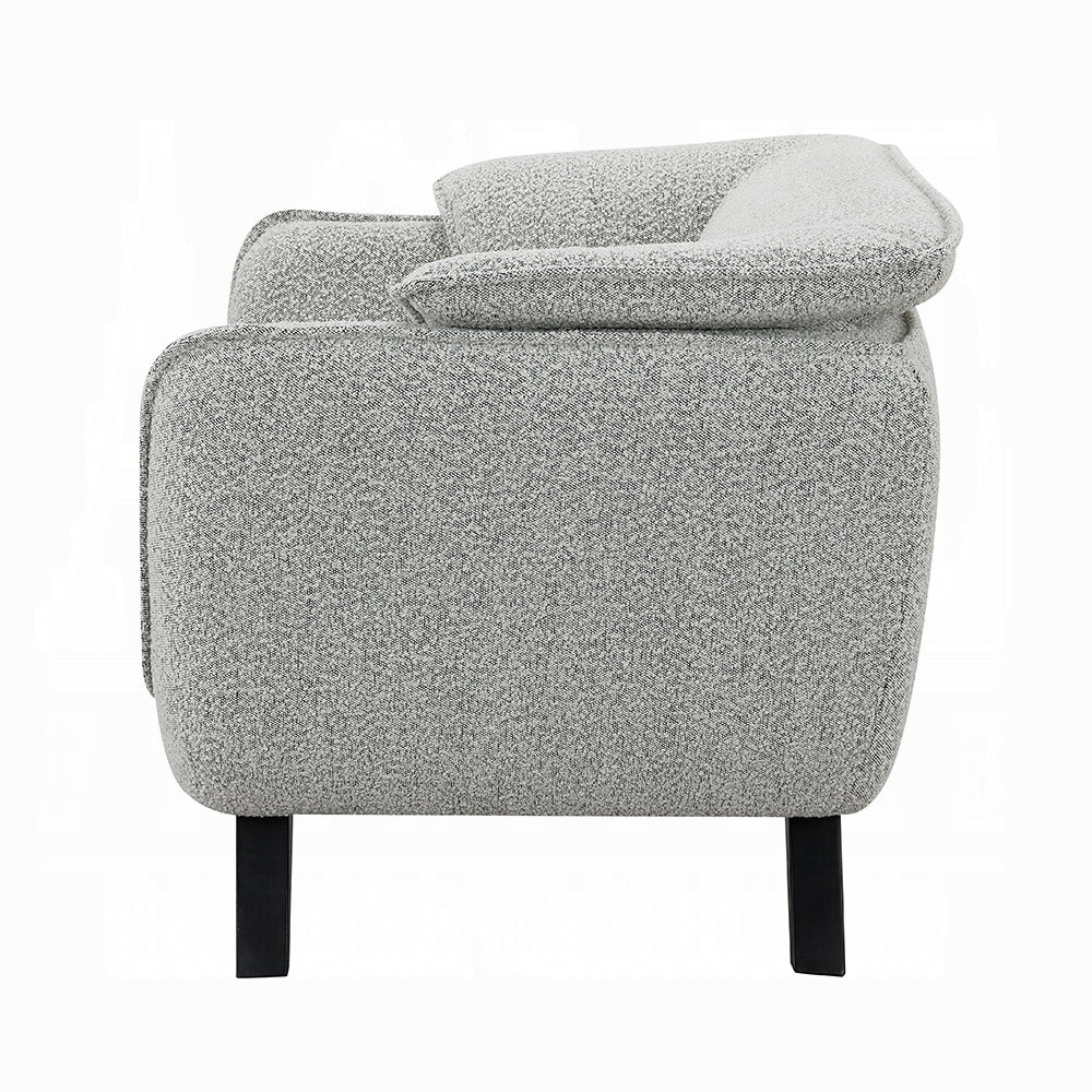 Nayeli Light Gray Boucle Chair LV04202