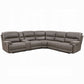 Kantu LV04270 Brown Motion Sectional