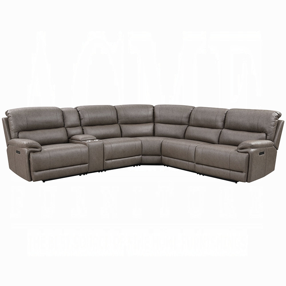 Kantu LV04270 Brown Motion Sectional