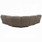 Kantu LV04270 Brown Motion Sectional