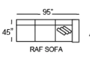 Memphis RAF Sofa