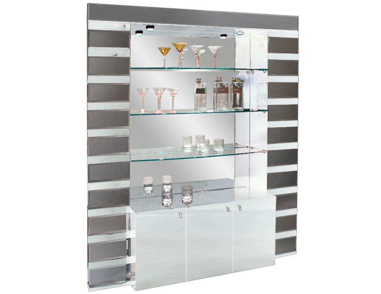 Mera Bar Set - White Lacquer