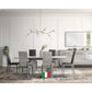 Mia High Gloss Light Grey Dining Collection