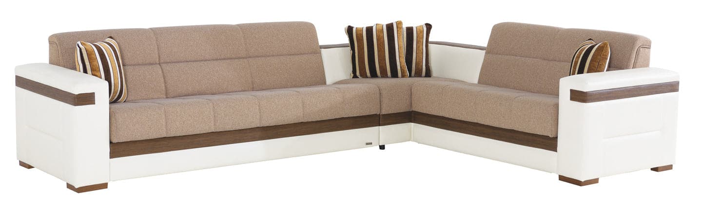 Moon Two-Tone Sleeper Sectional by Bellona