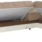 Moon Two-Tone Sleeper Sectional by Bellona