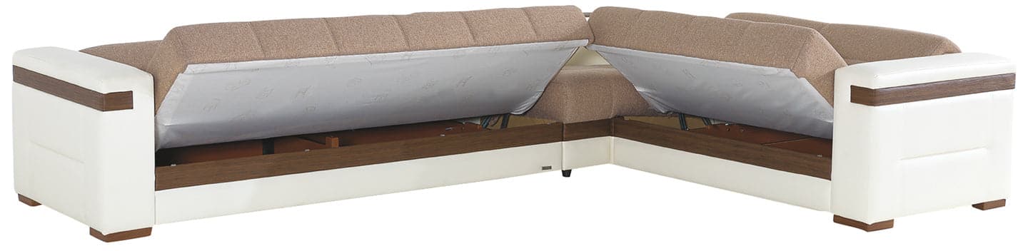 Moon Two-Tone Sleeper Sectional by Bellona