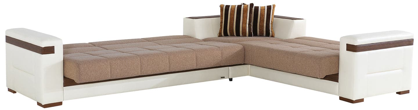 Moon Two-Tone Sleeper Sectional by Bellona