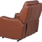 Natalia Dual-Power Leather Recliner, Coach