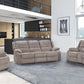 Cosimo Sofa & Loveseat Mocha Chenille