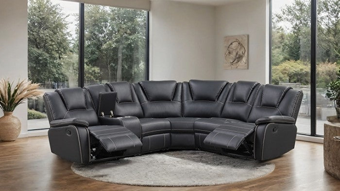 Gelasia Black Sectional NX6016BK-SECT