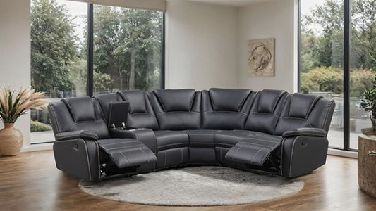 Gelasia Black Sectional NX6016BK-SECT