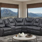 Gelasia Black Sectional NX6016BK-SECT