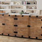 Oxford Oak Finish Sideboard by Diamond Sofa