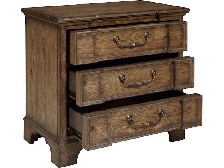 Revival Row 3 Drawer Nightstand P348140