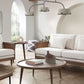 Piper White Linen Sofa by Diamond Sofa