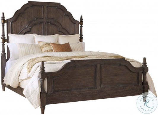 Revival Row Queen Panel Bed P348-BR-K1