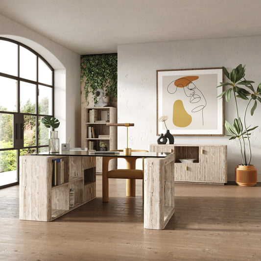 Nova Domus Roma - Modern Reversible Desk 80248