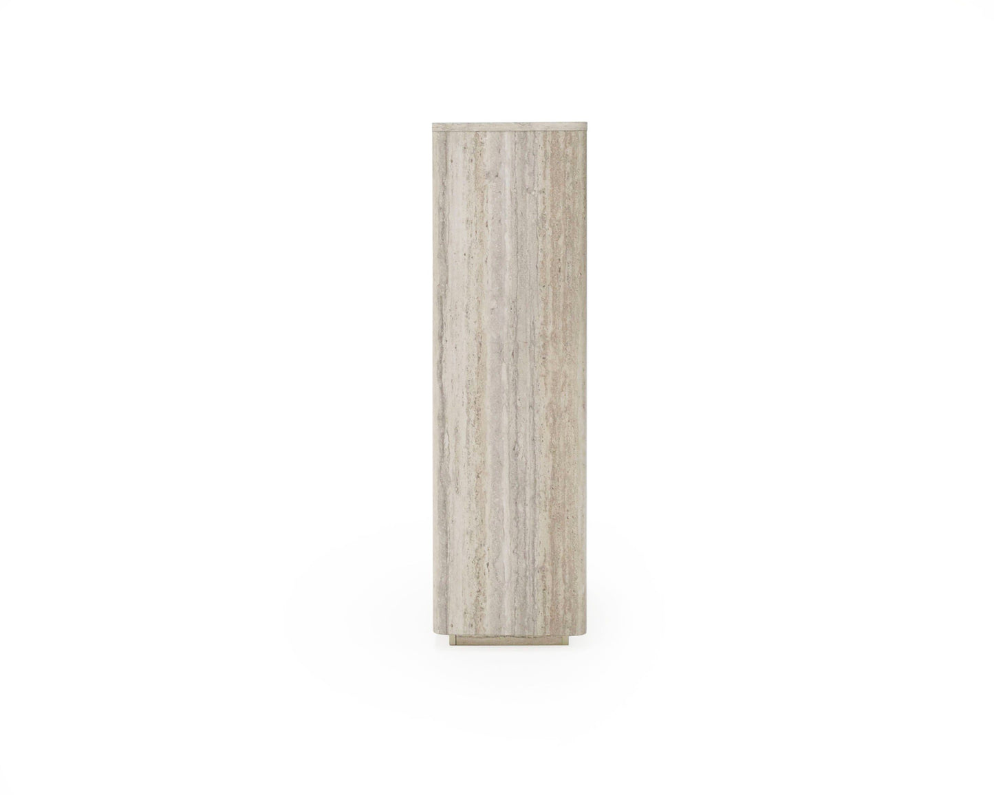 Nova Domus Roma - Modern Faux Travertine Bookcase