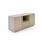 Nova Domus Roma - Modern Faux Travertine File Cabinet