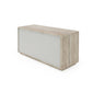 Nova Domus Roma - Modern Faux Travertine File Cabinet