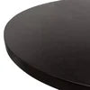 Ava Black Round Acacia Dininig Set - 2 Chair Options