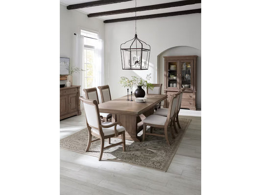 Lawson's Creek 7 Pc Oak Finish Dining Set