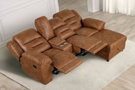 Septimus Saddle Brown Motion Sectional