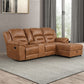 Septimus Saddle Brown Motion Sectional