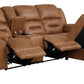 Septimus Saddle Brown Motion Sectional