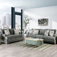 Leytonstone Gray Microfiber Sofa Collection - Furniture of America