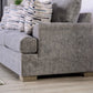 Leytonstone Gray Microfiber Sofa Collection - Furniture of America