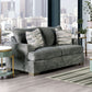 Leytonstone Gray Microfiber Sofa Collection - Furniture of America