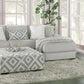 Hermance Gray Chenille Sectional SM5178