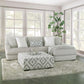 Hermance Gray Chenille Sectional SM5178