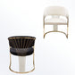 Solstice Dining Chair - Cream Velvet/Gold