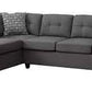 Stonenesse Gray Sectional Coaster 500413 - Reversible