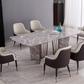 TL-J1718 Faux Marble Top Dining Set - American Eagle