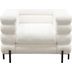 Vox White Faux Shearling Chair