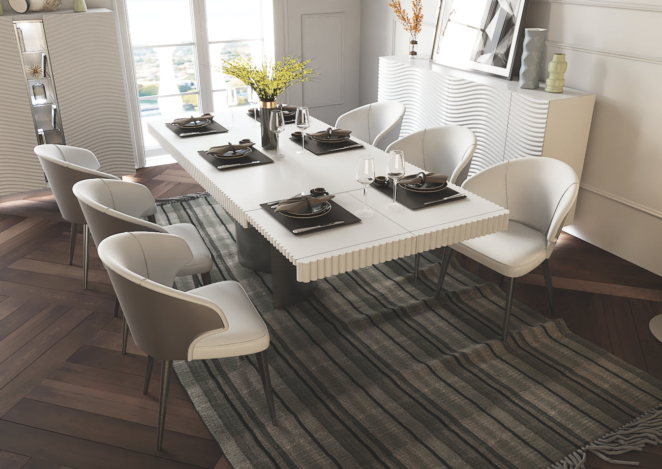 Wave Contemporary Dining Collection by ESF