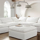 Willow Modular Sectional - White Fabric